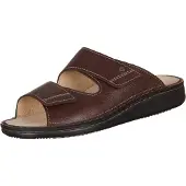 Finn Comfort Riad Herren Pantolette braun Glattleder - Größe: 47