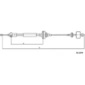 METZGER 10.2890 Kupplungsseil Seilzug für DACIA SANDERO 1133/681mm