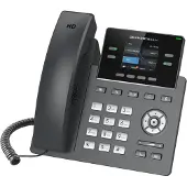Grandstream Networks GRP2612, IP-Telefon, Schwarz, Kabelgebundenes Mobilteil, Im Band, Außerhalb des Bandes, SIP-Info, Supervisor, Benutzer, 2 Zeilen