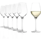 Stölzle 6x Lausitz Exquisit Royal Weißweinkelch / Weißweinglas 350 ml