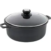 De Buyer Choc Extreme, 6,6 l, Schwarz, Aluminium, Aluminium, Schwarz, Frankreich