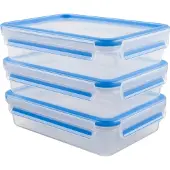 EMSA Clip & Close Food Conservation, Box, Rechteckig, 1,2 l, Transparent, Polypropylen (PP), Thermoplastisches Elastomer (TPE), Deutschland