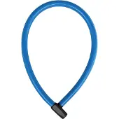 ABUS Kabelschloss 4408K - 65 cm langes Stahlkabel mit Kunststoffummantelung - Fahrradschloss mit -Sicherheitslevel 2 - Blau
