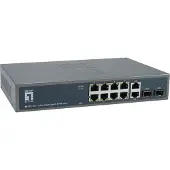 LevelOne GEP-1221, Unmanaged, Gigabit Ethernet (10/100/1000), Power over Ethernet (PoE), Rack-Einbau