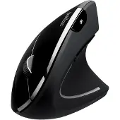 Perixx PERIMICE-813, ergonomische Multi-Device Maus, schnurlos, schwarz