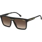 Carrera VICTORY C 03/S Herren-Sonnenbrille Vollrand Quadratisch Kunststoff-Gestell, schwarz