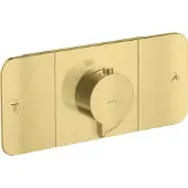 Hansgrohe Fertigmontageset Axor One UP-Thermostat., 2 Verbr., brushed brass