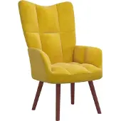 vidaXL Relaxsessel Senfgelb Samt - Relaxsessel - Relaxstuhl - Relaxstühle - Bürostuhl