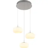 Globo Lighting Hängeleuchte Metall Nickel matt, LED