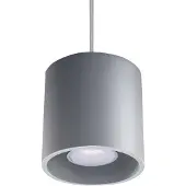 Sollux Hängeleuchte ORBIS 1 grau 1xGU10 10W Aluminium 110x10x10cm