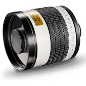 Walimex pro pro Spiegel Objektiv 800/8,0 DSLR für MFT Anschluss – Länge 131mm – für 800mm Brennweite – Vollformat/APS-C Sensor – für Reise Natur Tiere – K-Mount T2-Adapter – 3,5m Naheinstellgrenze