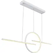 Globo Lighting Hängeleuchte Metall weiß, LED