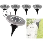 Globo 33414-4, Edelstahl, Kunststoff, III, IP44, LED, 0,1 W, 3 V