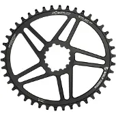 Wolf Tooth PowerTrac Elliptical SRAM 3-bolt Direct Mount Kettenblatt, Standard 49mm/Offset