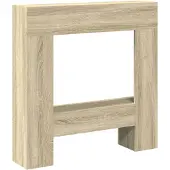 vidaXL Kaminumrandung Sonoma-Eiche 81x18x82 cm Holzwerkstoff