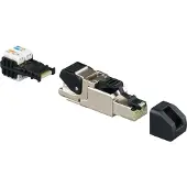 Rutenbeck Stecker Cat.6A geschirmt RJ45(8p8c) feldkonvektionierbar ohne Spezialwerkzeug