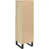 vidaXL Badschrank Sonoma-Eiche 30x30x100 cm Holzwerkstoff