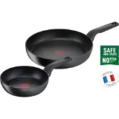 Tefal Hard Titanium Pro Pfannen-Set 24 + 28cm