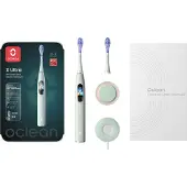 Oclean X Ultra, Erwachsener, Vibrierende Zahnbürste, Grün, 2 min, Grün, Oval