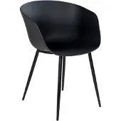 Ebuy24 (2er Set) Rolino Gartenstuhl schwarz.