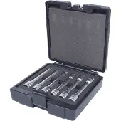 Ks Tools 911.4450, Steckschlüssel-Satz, 1/2", 6 Kopf/Köpfe, Chrom-Vanadium-Stahl, DIN 3120, ISO 1174, 1,9 kg