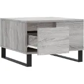vidaXL Couchtisch Grau Sonoma 55x55x36,5 cm Holzwerkstoff