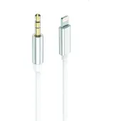 2GO 797218, 3.5mm, Männlich, Lightning, Männlich, 1 m, Weiß