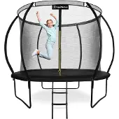 HyperMotion Kindertrampolin 305 cm mit Netz und Leiter – für Garten und Haus