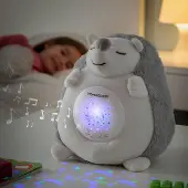 InnovaGoods Plüsch-Igel mit weißem Rauschen und Nachtlicht-Projektor Spikey