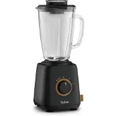 Tefal Eco Respect Standmixer Intention BL46EN, Tischplatten-Mixer, 1,25 l, Pulsfunktion, Eis-Crusher, 800 W, Schwarz