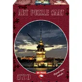 Art puzzle Puzzle Uhr Maiden's Tower, Türkei 570 Teile