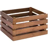 Assheuer & Pott APS 11722 Holzbox SUPERBOX, Akazienholz, 35 x 29 cm, Höhe 20 cm, braun