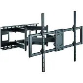 Techly Schlanke Wandhalterung für 152,4-304,8cm 60-120Zoll TV Schwarz