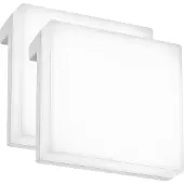 Briloner 2er Set LED Spiegelleuchte LED Spiegellampe Badlampe IP44 Klemmbar Bad