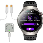 INF Smartwatch mit EKG, Bluetooth-Anrufen und Gesundheitsüberwachung Silber