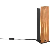 TRIO Tischlampe aus Holz Karuni