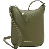 Marc O'Polo Leder Umhängetasche Cilly Crossbody Bag Cedar Green tannengrün