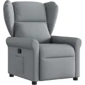 Syfax Relaxsessel Hellgrau Stoff