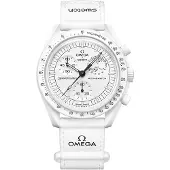 Swatch x Omega Bioceramic Moonswatch Mission To Moonphase Snoopy | SO33W700