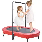 Vevor Kindertrampolin Indoor / Outdoor-Trampolin faltbares Mini Trampolin mit Griff