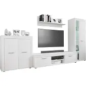 VCM TV Möbel | 4-tlg. Wohnwand mit ausreichend Stauraum | Fernsehschrank | Anbauwand – Usilo XL