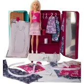 Barbie Fashion Salon mit Puppe