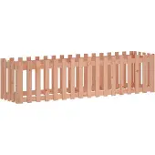 vidaXL Hochbeet Lattenzaun-Design 200x50x50 cm Massivholz Douglasie