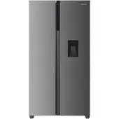 Heinner HSBS-HM529NFBKWDE++, Freistehend, Amerikanische Tür, Edelstahl, 2 Tür(en), Berührung, LED