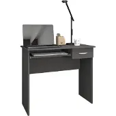 VCM Holz Schreibtisch Computertisch Tastaturauszug Schublade Bürotisch Arusa