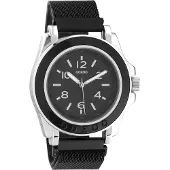 Oozoo Armbanduhr schwarz Metall Timepieces Damen Analog-Quarzuhr UOC10740