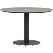 Ebuy24 Hector Gartentisch Ø110 cm grau.