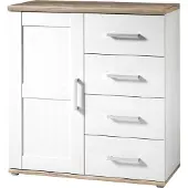 Stella Trading ROMANCE Kommode in Sibiu Lärche / Eiche San Remo Optik - Landhausstil Schrank mi
