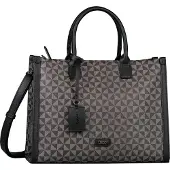 Gabor Shopper "Barina" mit besonderem grafischen All-Over-Druck und Glattlederoptik Details