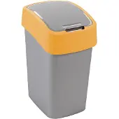Curver kosz na mieci flip bin 10l /pomaraczowy